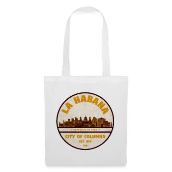 La Ville des Colonnes de Havane - Sac en tissu - blanc - Devant