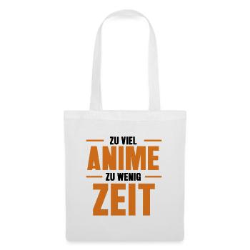 Japanisch Statement Nerdy Manga Anemi Otaku - Stoffbeutel - Weiß - Vorne