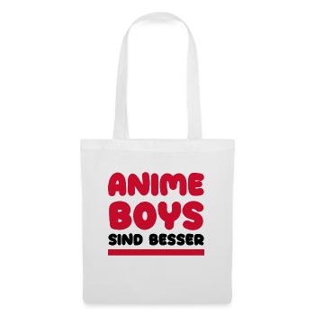 Anime Comic Statement Manga Popkultur Asiatisch - Stoffbeutel - Weiß - Vorne