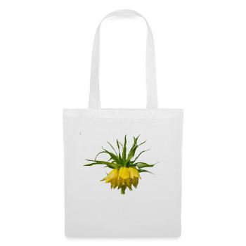 Couronne impériale Fleur de printemps Plante de lys Flore - Sac en tissu - blanc - Devant