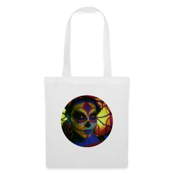 Tag der Toten | Día de Muertos | Mexiko - Stoffbeutel - Weiß - Vorne