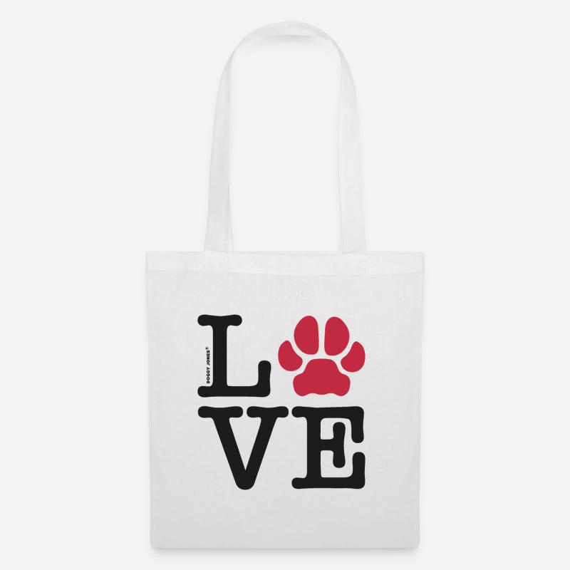 LOVE - Tote Bag - white