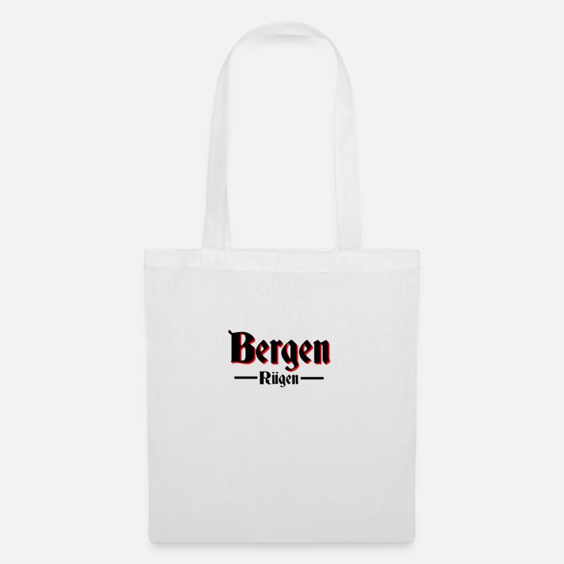 Bergen Rügen - Stoffbeutel - Weiß