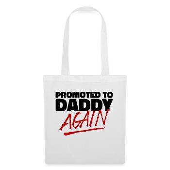 Cool dicton papa parents bébé bonheur enceinte - Sac en tissu - blanc - Devant