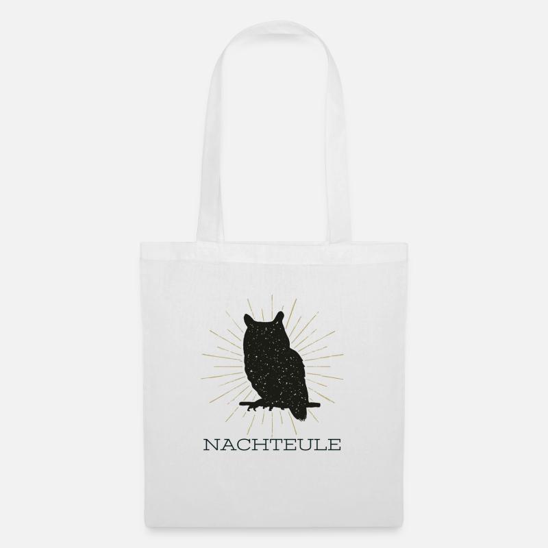 nACHTEULe - Stoffbeutel - Weiß