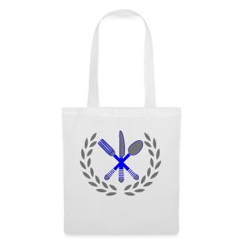Cuisine couverts - Sac en tissu - blanc - Devant