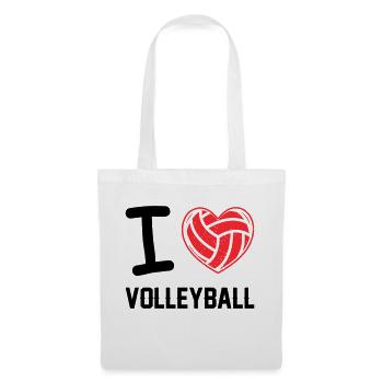 Love Volleyball - Tote Bag - white - Front
