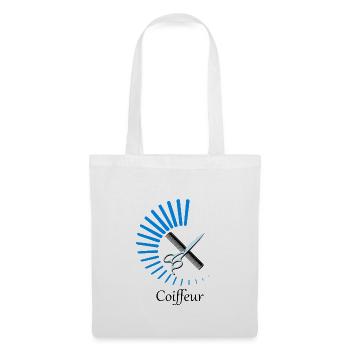 Coiffeur - Sac en tissu - blanc - Devant