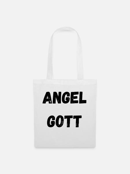 Angel Gott - Stoffbeutel - Weiß