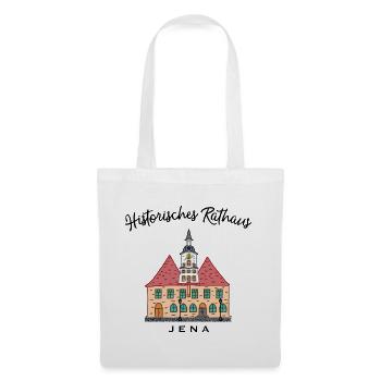 Jena, Historisches Rathaus,Thüringen - Stoffbeutel - Weiß - Vorne