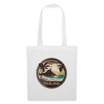 Thaïlande - Sac en tissu - blanc - Devant