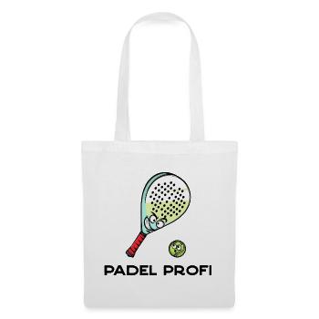 Padel Game Player Statement Padel Racket Balls - Tote Bag - white - Front