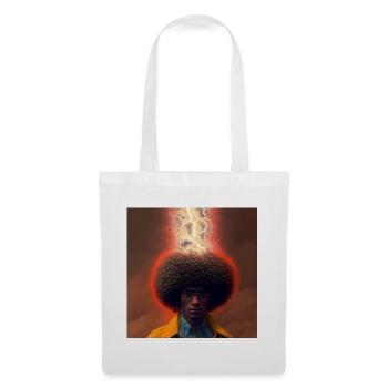 Portrait elektrik 19 - Sac en tissu - blanc - Devant