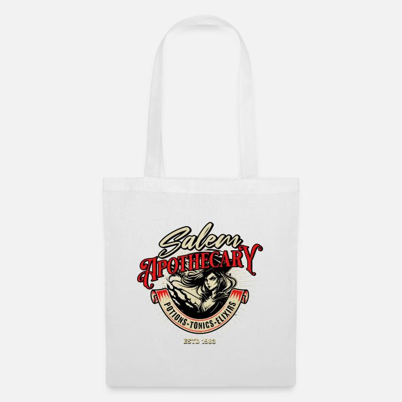 Salem Apotheker-Hexe - Stoffbeutel - Weiß