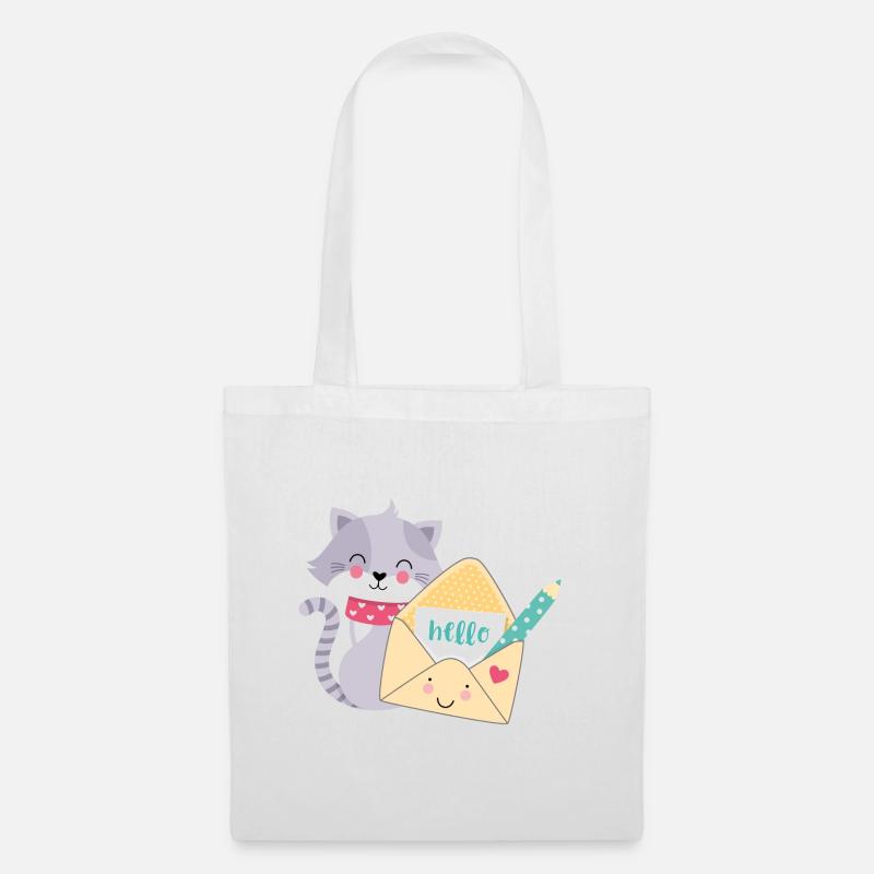 Cat Post - Tote Bag - white