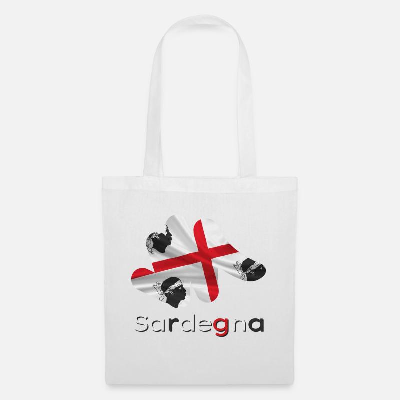 Drapeau Sardaigne - Sac en tissu - blanc