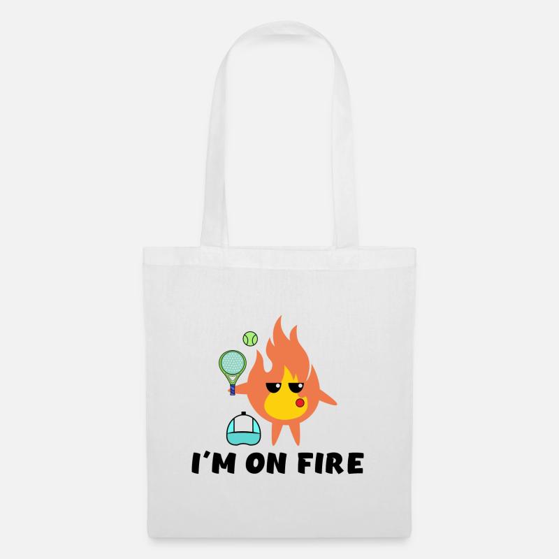 Player Statement Padel Sport Training Racket - Tote Bag - white