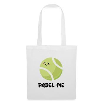 Déclaration du joueur Balls Sport Padel Tennis - Sac en tissu - blanc - Devant