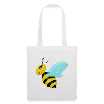 Flying graceful bee - Tote Bag - white - Front