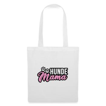 Hunde Mama, Dog Mum - Stoffbeutel - Weiß - Vorne