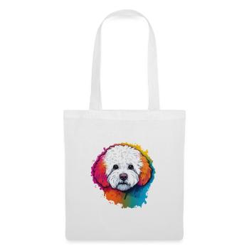 Bichon Frise - Stoffbeutel - Weiß - Vorne