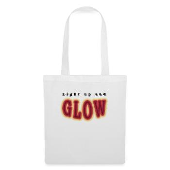 light up and glow - Stoffbeutel - Weiß - Vorne