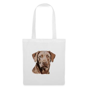 Chesapeake Bay Retriever - Stoffbeutel - Weiß - Vorne