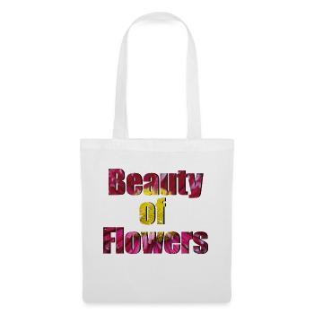 Beauty of Flowers - Sac en tissu - blanc - Devant
