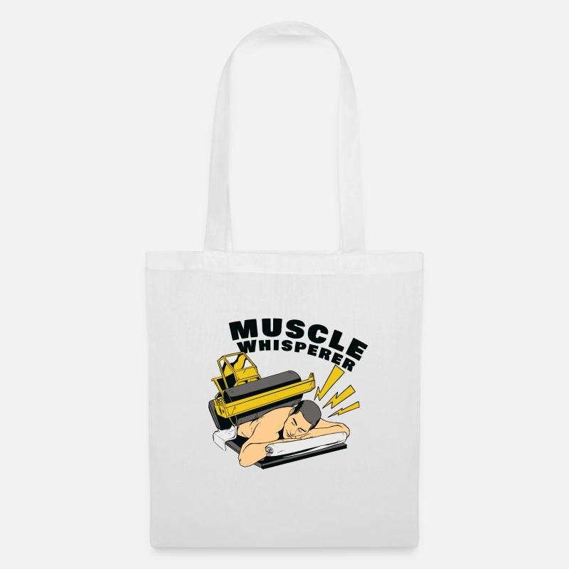 Muskel Flüsterer - Stoffbeutel - Weiß