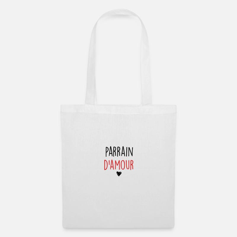 parrain2 - Sac en tissu - blanc