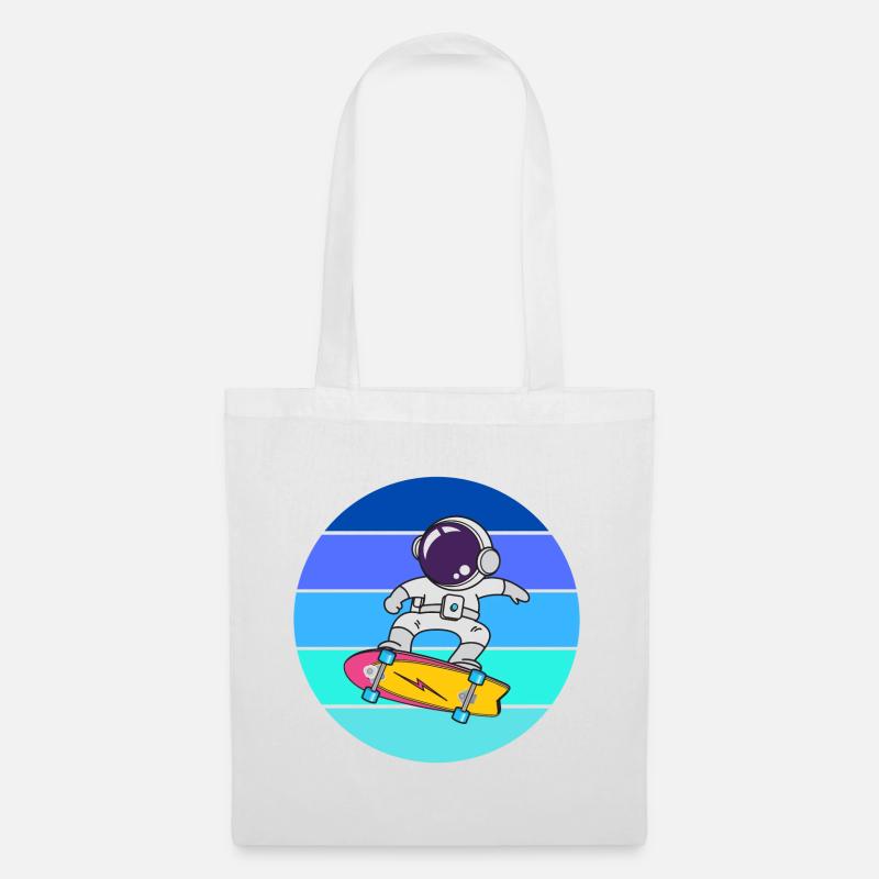 astronaut, space, cosmonaut - Tote Bag - white