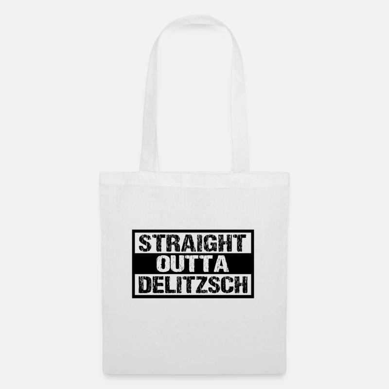 Delitzsch - Stoffbeutel - Weiß