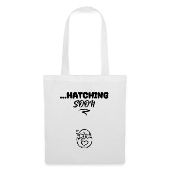 Baby Baby Bump Statement Grossesse Enceinte - Sac en tissu - blanc - Devant