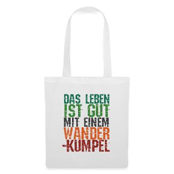 Wanderwege Wanderer Statement Klettern Wandern - Stoffbeutel - Weiß - Vorne