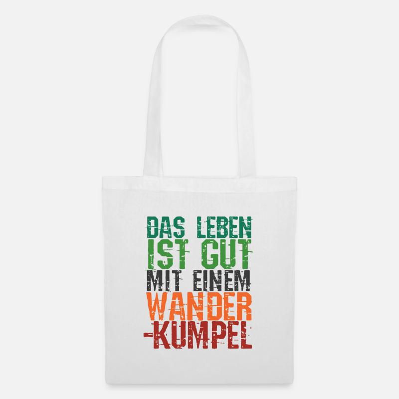 Wanderwege Wanderer Statement Klettern Wandern - Stoffbeutel - Weiß