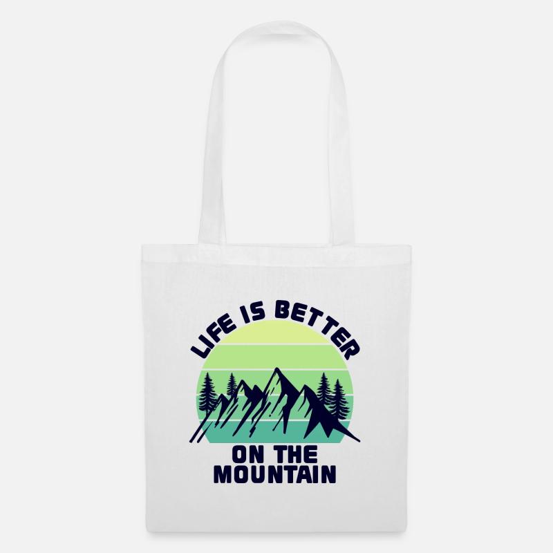 Mountain Hike Hike Hiking Mountains Statement - Tote Bag - white