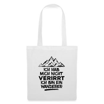 Wandern Bergwanderung Wanderer Statement Wanderung - Stoffbeutel - Weiß - Vorne