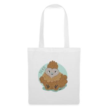 Boulettes de poulet en soie - Sac en tissu - blanc - Devant