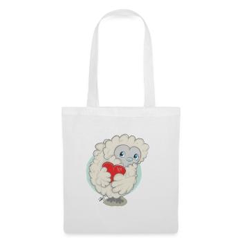 Lioba Silk Chicken, Chicken Love - Tote Bag - white - Front
