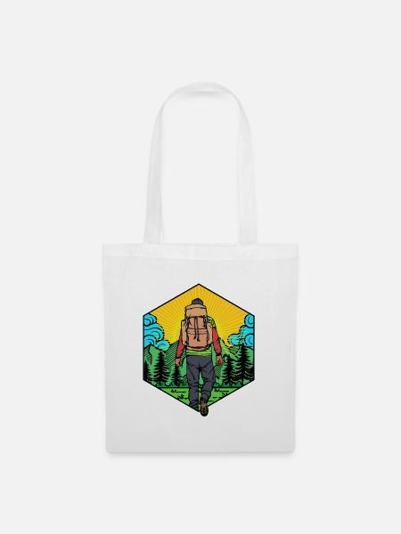 Randonnées Randonnées Alpinisme Randonnée en montagne - Sac en tissu - blanc