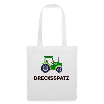 Landwirtschaft Bauer Traktor Statement Fahrzeug - Stoffbeutel - Weiß - Vorne