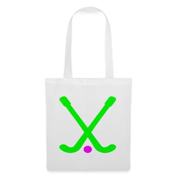 Bâtons de hockey sur gazon - Hockey en salle - Sac en tissu - blanc - Devant