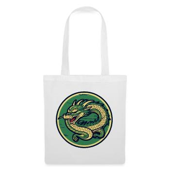 Dragon Crest Circle Patch - Stoffbeutel - Weiß - Vorne