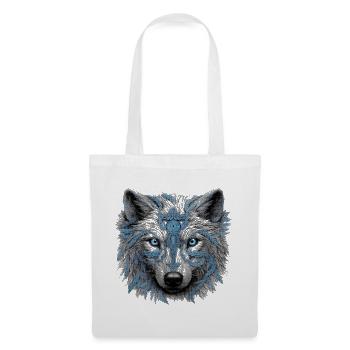 Wolf - Stoffbeutel - Weiß - Vorne