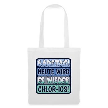 BADEMEISTER SCHWIMMMEISTERIN - SCHWIMMBAD CHLOR - Stoffbeutel - Weiß - Vorne
