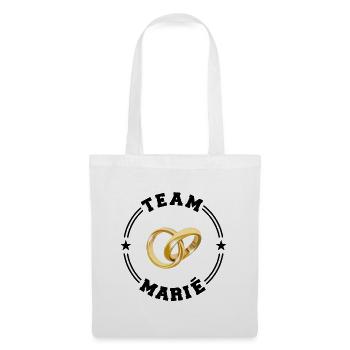 TEAM MARIE College Round - Sac en tissu - blanc - Devant