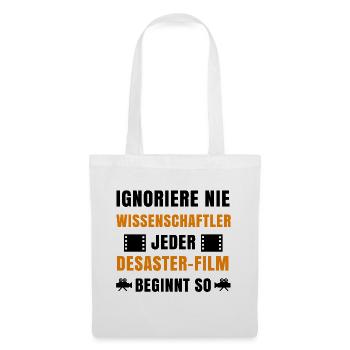 Binge Watching Filme Kino Movies Statement Kamera - Stoffbeutel - Weiß - Vorne