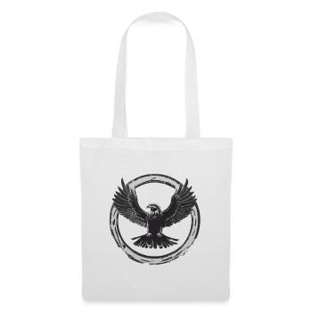 Aigle fort - Sac en tissu - blanc - Devant