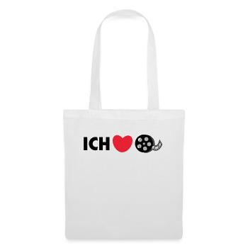 Movie Night Statement Heart I Love Movies Theater - Tote Bag - white - Front