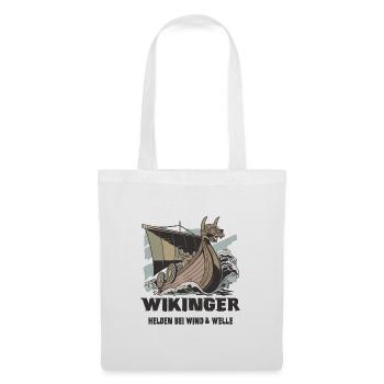 Wikinger Seefahrt Design - Stoffbeutel - Weiß - Vorne